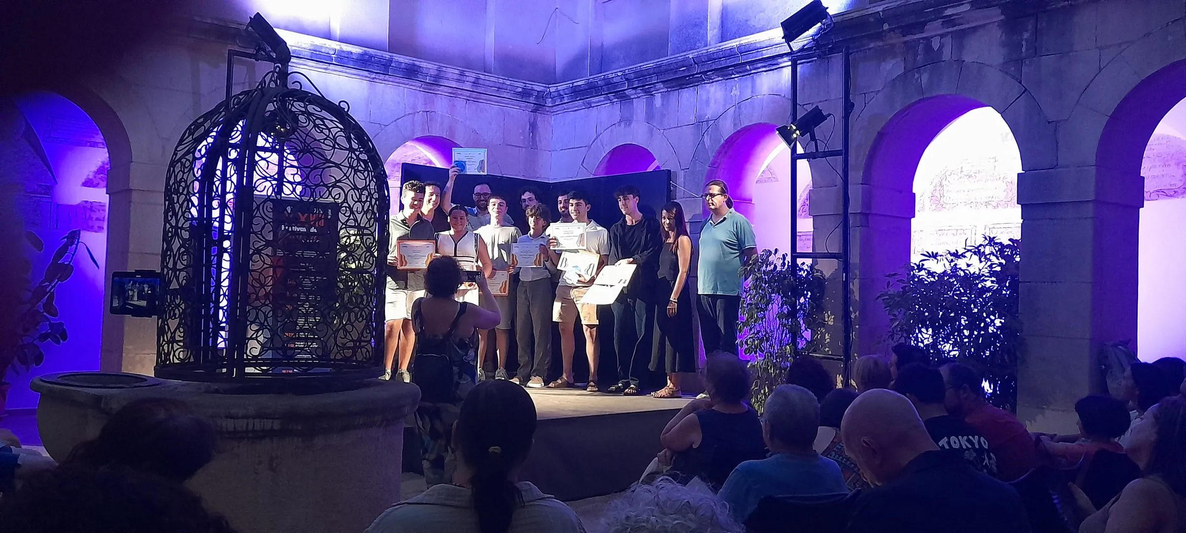 The festival’s evening concert under way at Elche.